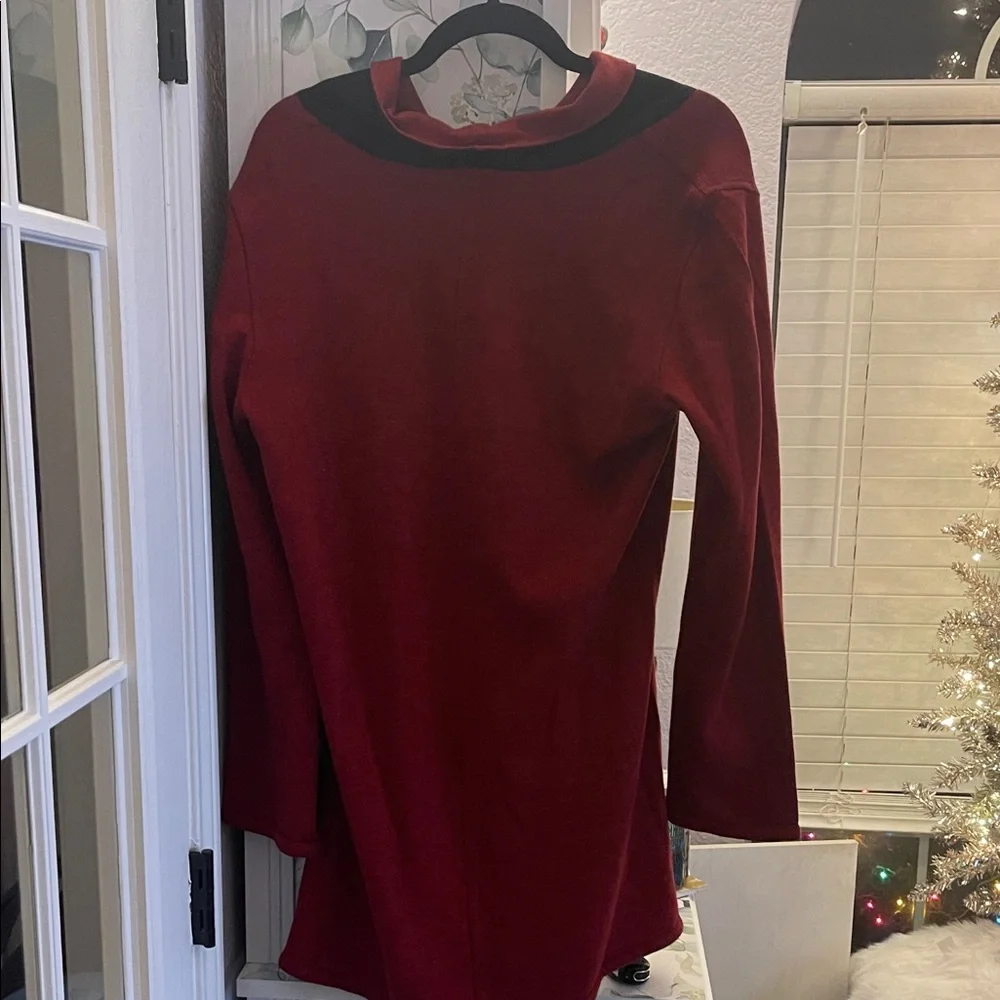 NWT Parsley & Sage Red and Black Tunic